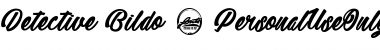 Download Detective Bildo 2_PersonalUseOnly Regular Font Title Preview