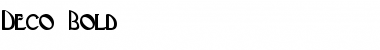 Download Deco Bold Font Title Preview