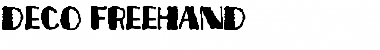 Download Deco Freehand Regular Font Title Preview