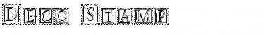 Download Deco Stamp Regular Font Title Preview