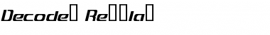 Download Decoder Regular Font Title Preview