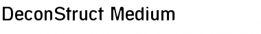 Download DeconStruct Medium Font Title Preview