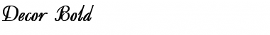 Download Decor Bold Font Title Preview