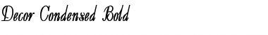 Download Decor Condensed Bold Font Title Preview
