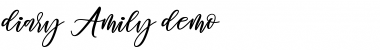 Download Diary Amily Regular Font Title Preview