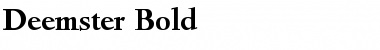 Download Deemster Bold Font Title Preview