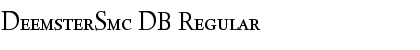 Download DeemsterSmc DB Regular Font Title Preview