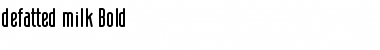 Download defatted milk Bold Font Title Preview