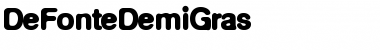 Download DeFonte Regular Font Title Preview
