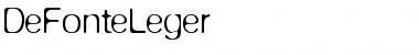Download DeFonte Regular Font Title Preview