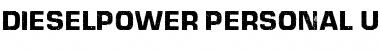 Download DIESELPOWER PERSONAL USE Regular Font Title Preview