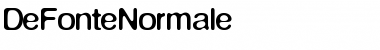Download DeFonte Regular Font Title Preview