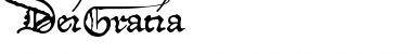 Download DeiGratia Regular Font Title Preview