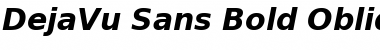 Download DejaVu Sans Bold Oblique Font Title Preview
