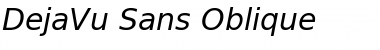 Download DejaVu Sans Oblique Font Title Preview