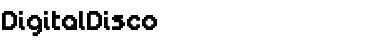 Download DigitalDisco Medium Font Title Preview