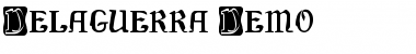 Download Delaguerra Demo Regular Font Title Preview