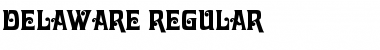 Download Delaware Regular Font Title Preview