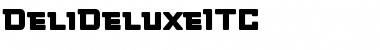 Download DeliDeluxeITC Medium Font Title Preview
