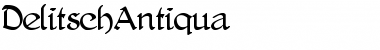 Download DelitschAntiqua Regular Font Title Preview