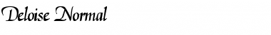 Download Deloise Normal Font Title Preview