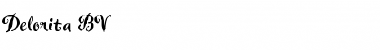Download Delorita BV Regular Font Title Preview