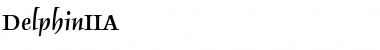 Download DelphinIIA RomanItalic Font Title Preview
