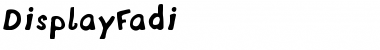 Download DisplayFadi Regular Font Title Preview