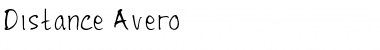 Download Distance Avero Regular Font Title Preview