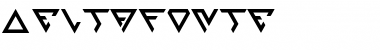 Download Deltafonte Regular Font Title Preview
