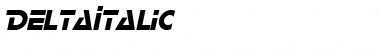 Download Delta Italic Font Title Preview