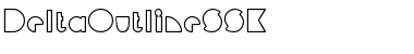 Download DeltaOutlineSSK Regular Font Title Preview