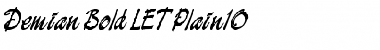 Download Demian Bold LET Plain Font Title Preview