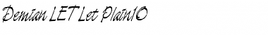 Download Demian LET Let Plain Font Title Preview