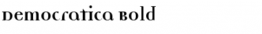 Download Democratica Bold Font Title Preview