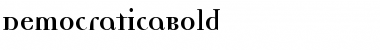 Download DemocraticaBold Regular Font