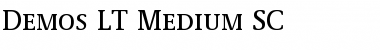 Download Demos LT MediumSC Regular Font Title Preview