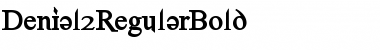 Download Denial2RegularBold Regular Font Title Preview