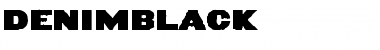 Download DenimBlack Regular Font Title Preview