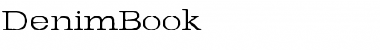 Download DenimBook Regular Font Title Preview
