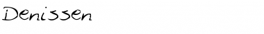Download Denissen Regular Font Title Preview