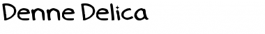 Download Denne Delica Regular Font Title Preview