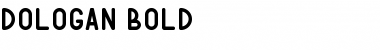 Download DOLOGAN bold Regular Font Title Preview