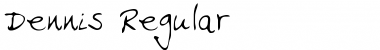 Download Dennis Regular Font Title Preview