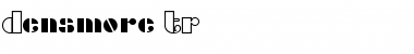 Download Densmore TR Regular Font Title Preview