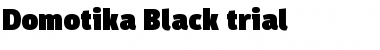 Download Domotika Trial Black Font Title Preview