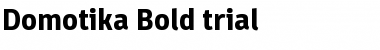 Download Domotika Trial Bold Font Title Preview