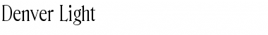 Download Denver-Light Regular Font Title Preview