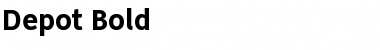Download Depot Bold Font Title Preview