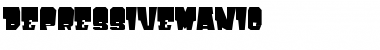 Download DepressiveManic Regular Font Title Preview